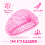 Vanity UK - Disposable Mob Caps Pink (x100)
