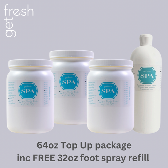 Get Fresh Pedicure - 64oz Professional Top Up Pack