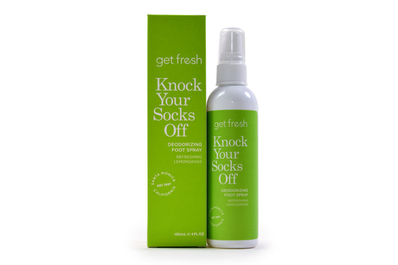 Get Fresh - Knock Your Socks Off - Lemongrass Foot Spray 4floz - Get Fresh UK